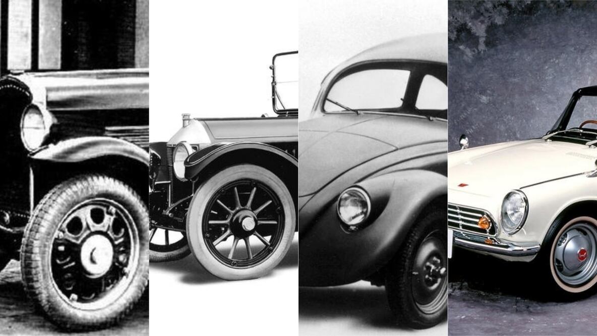 Los primeros autos de las marcas más famosas del mundo