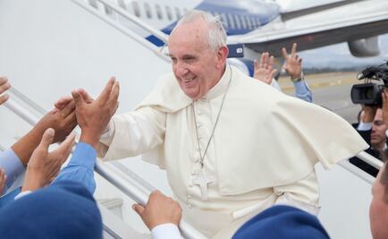 Así atienden al Papa en el aire