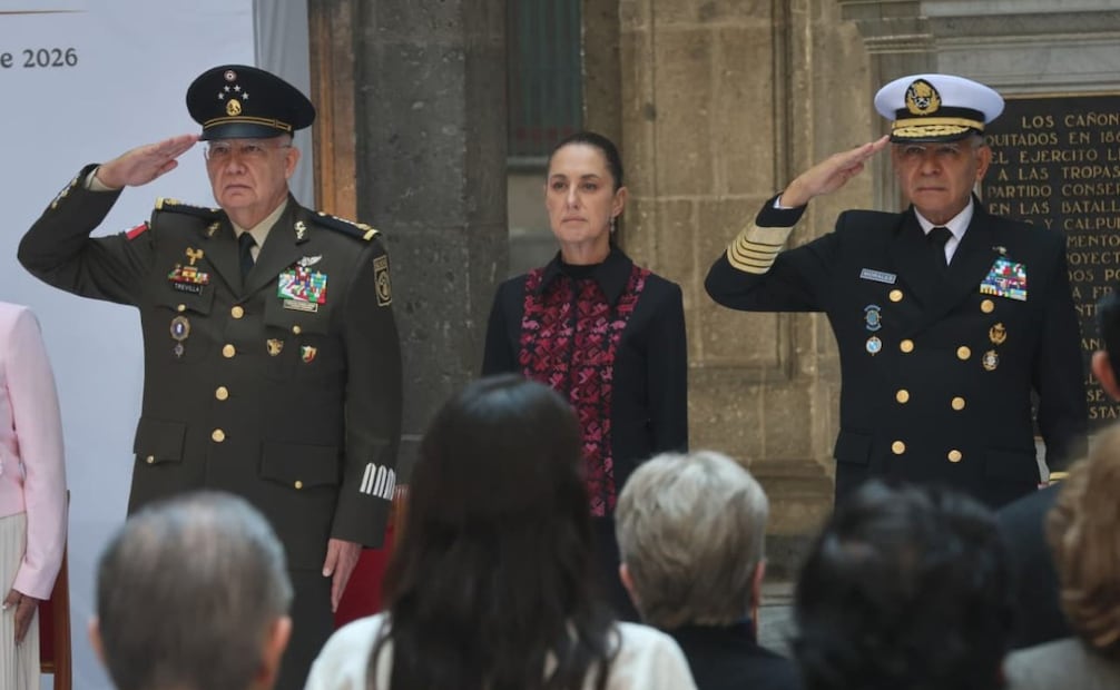 La presidenta Claudia Sheinbaum Pardo encabezó el 159 aniversario de la República Restaurada. Foto: Luis Camacho/ EL UNIVERSAL