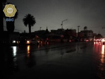 Reportan apagón en varias colonias de la CDMX