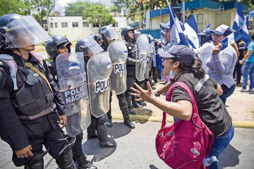 El presidente Daniel Ortega sostiene que las ONG y sobre todo la Iglesia católica apoyaron las protestas, que considera un intento de golpe de Estado patrocinado por Washington. Foto: EFE