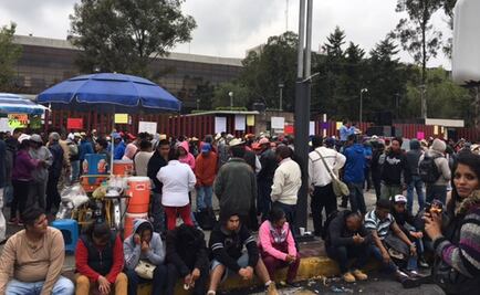 Resguardan Cámara de Diputados ante manifestación