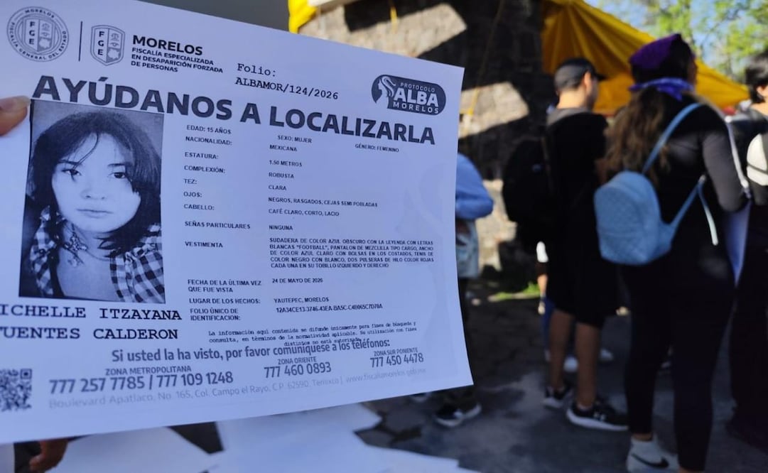 Fiscalía de Morelos confirma que cuerpo localizado en Tepoztlán corresponde a Michelle Itzayana; investigan causas de muerte.
Foto: Especial.