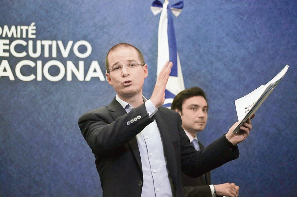 Ricardo Anaya informó que la Comisión de Orden del PAN acordó iniciar una investigación sobre la legisladora (ALEHANDRA LEYVA. EL UNIVERSAL)