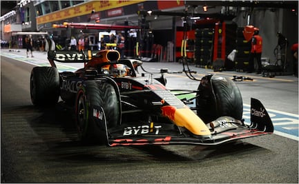 Checo Pérez largará segundo en el Gran Premio de Singapur; Pole Position para Charles Leclerc