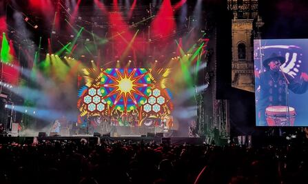 Arranca La Maldita Vecindad su concierto en el Zócalo de CDMX