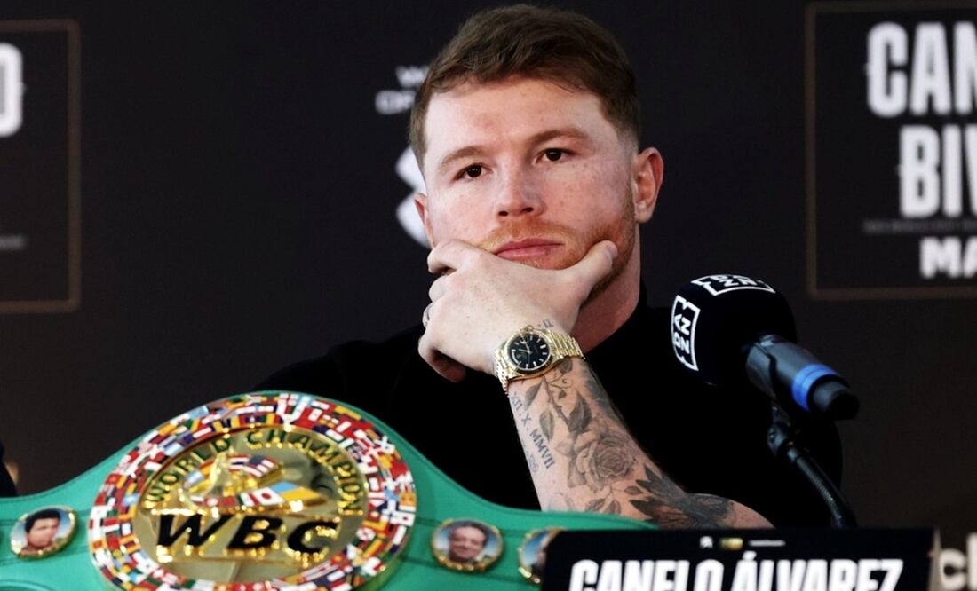 Canelo Álvarez peleará el próximo 7 de mayo contra Dmitry Bivol - FOTO: Twitter @DAZNBoxing