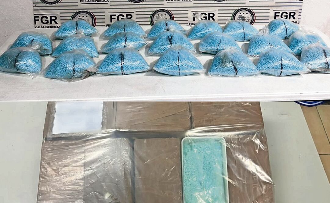 En Sinaloa se incautaron más de 10 millones de tabletas de fentanilo, mientras que en Sonora fueron 3.3 millones. Fotos: Especiales