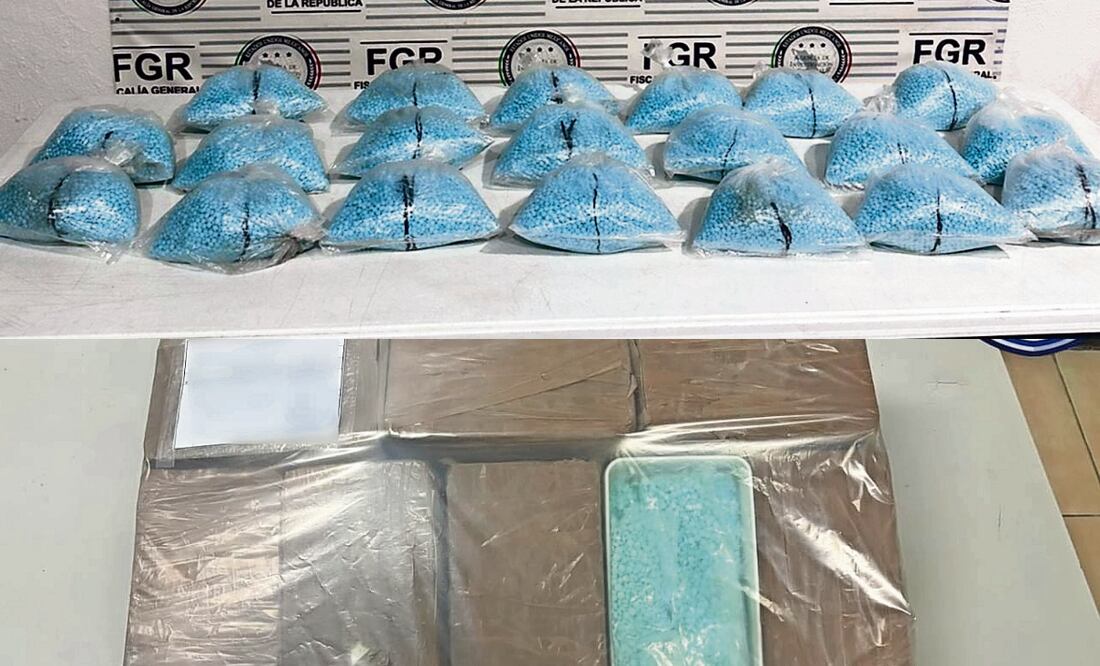 En Sinaloa se incautaron más de 10 millones de tabletas de fentanilo, mientras que en Sonora fueron 3.3 millones. Fotos: Especiales