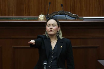 Nombran a Yeraldine Bonilla Valverde gobernadora interina de Sinaloa; rinde protesta en el Congreso estatal