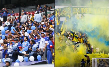 Pelean el territorio, Barras del Cruz Azul y el América