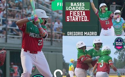 México vence a Puerto Rico en la Serie Mundial de Ligas Pequeñas; par de cuadrangulares de Gregorio Madrid mantienen con vida a la novena tricolor