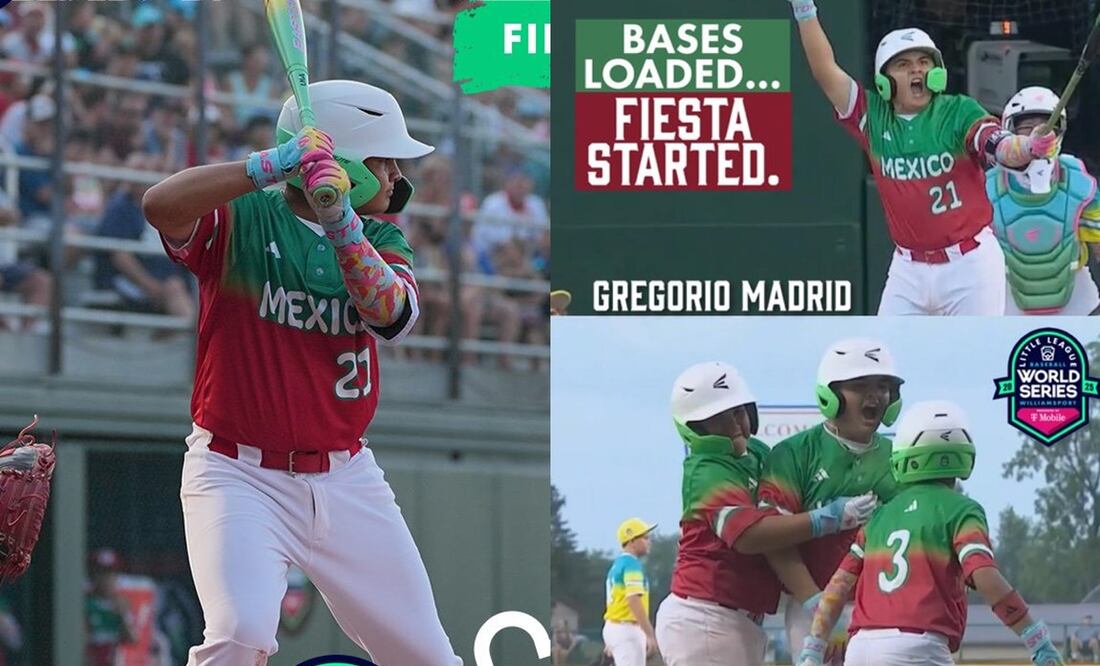 Gregorio Madrid se visitó de héroe con par de cuadrangulares en la victoria sobre Puerto Rico | FOTO: @littleleague