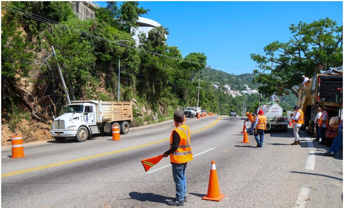 Inician trabajos de rehabilitación  Acapulco, Guerrero (5/11/2024). Foto: Especial