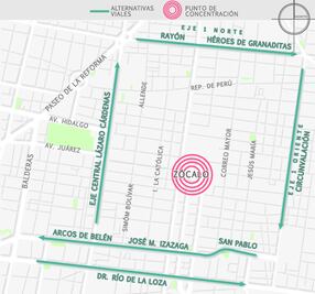 Cierran el Zócalo para partir Rosca de Reyes