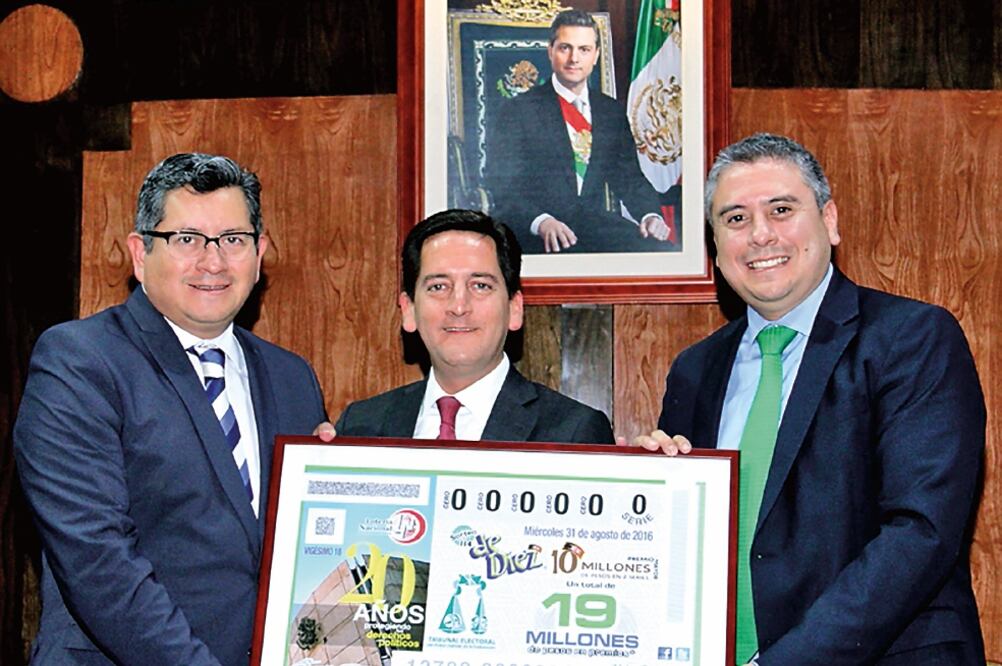 La Lotería Nacional destaca que dos décadas de historia de este tribunal significan mucho por el aporte que ha hecho durante este tiempo para consolidar la vida democrática de un país moderno y en movimiento (ESPECIAL)