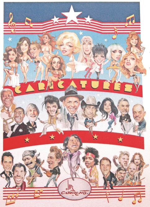 Luis Carreño seleccionó 50 imágenes de personajes norteamericanos. (CORTESÍA)