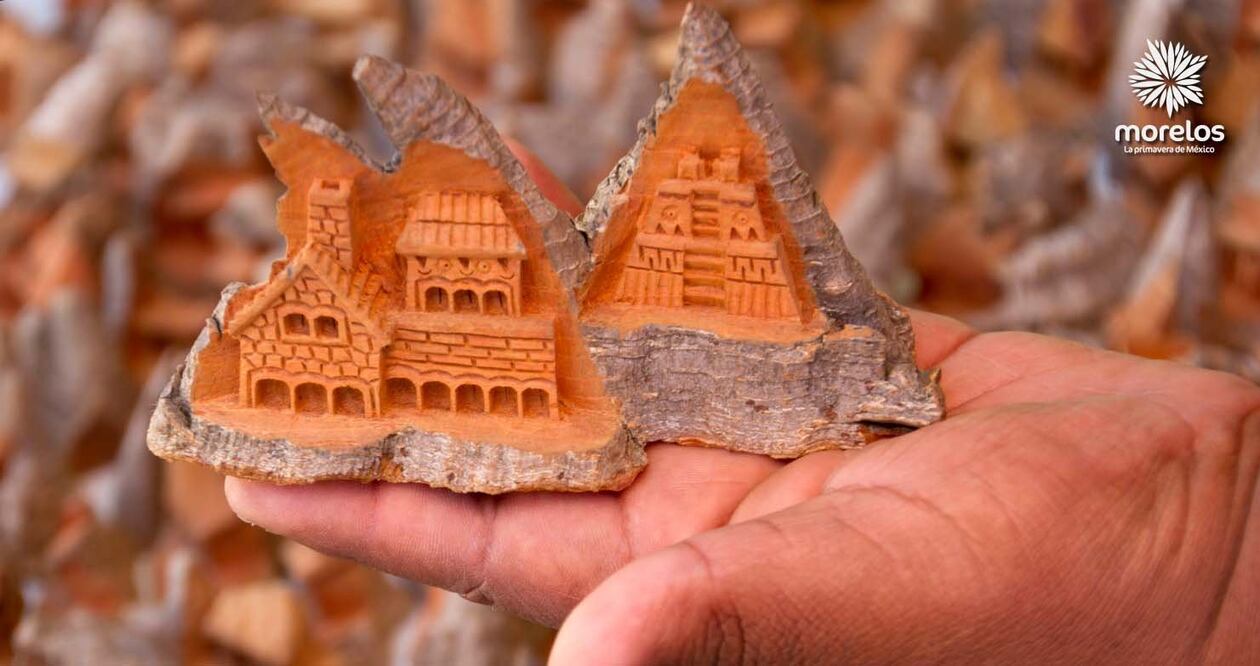 Casitas hechas con corteza de árbol. (Foto: Morelos Travel)