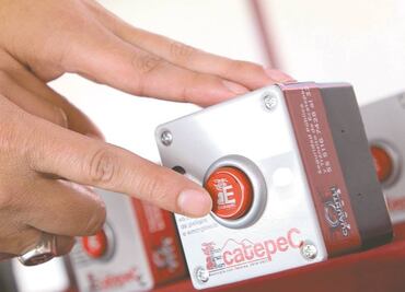 Dan botones de pánico a comercios en Ecatepec