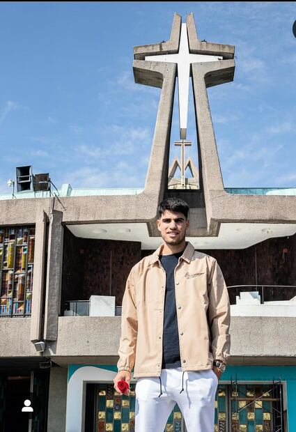 Carlos Alcaraz en su visita a la Ciudad de México - Foto: @carlitosalcarazz en Instagram
