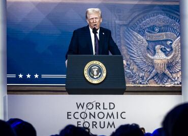 Trump en Davos: “fabriquen en Estados Unidos o paguen aranceles”; participa en el Foro Económico Mundial de forma remota