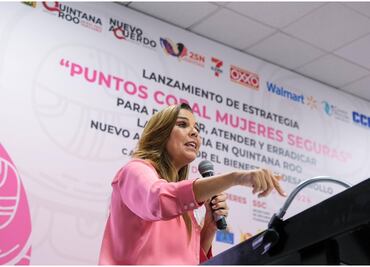 Mara Lezama lanza estrategia “Puntos Coral-Mujeres Seguras”; busca apoyar a mujeres en situación de violencia en Quintana Roo