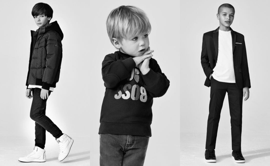 Los pequeños también pueden lucir genial en este otoño gracias a Hugo Boss. Foto: cortesía