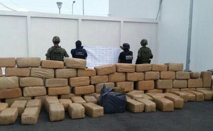 Aseguran una tonelada de droga en El Mante, Tamaulipas