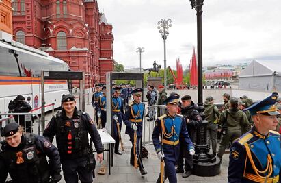 Rusia celebra el Día de la Victoria, con blindaje