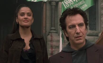 Salma Hayek y Gael García se lamentan por Alan Rickman