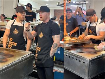 Canelo Álvarez "deja" el boxeo para "ser" taquero y atender a muchos aficionados