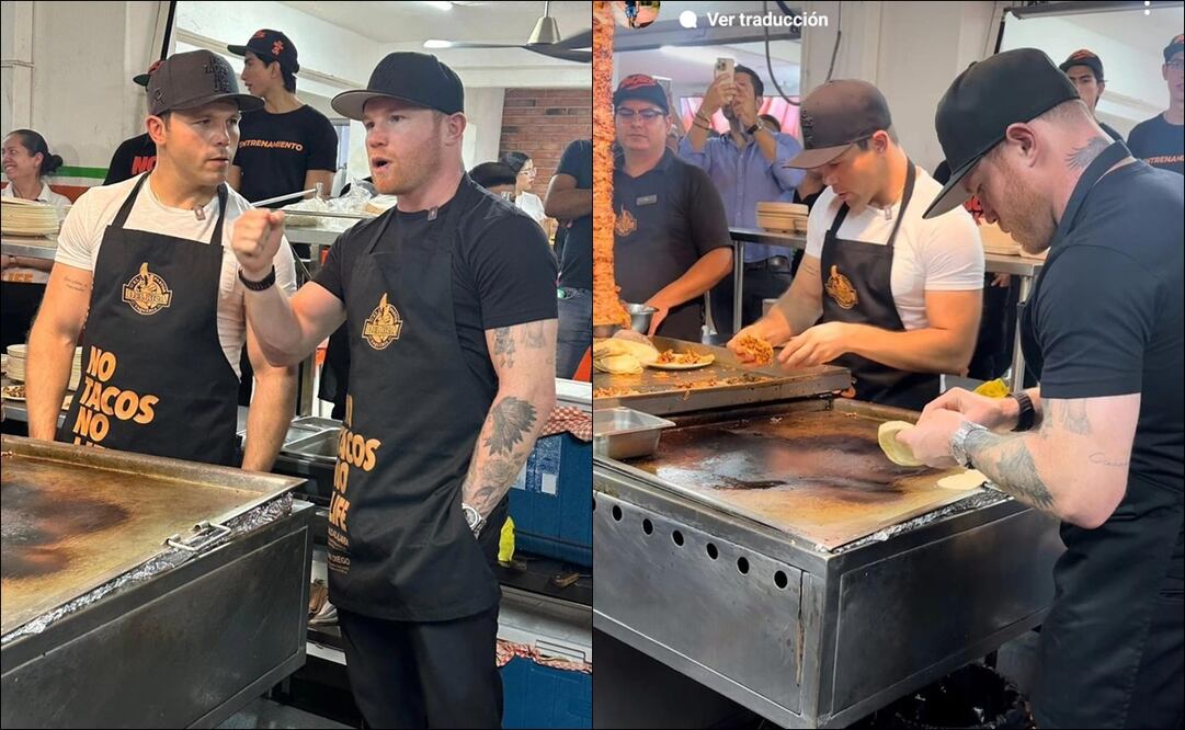 Canelo Álvarez se convirtió en taquero / Foto: Especiales