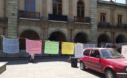 SNTE protesta por pago de salarios atrasados en Oaxaca