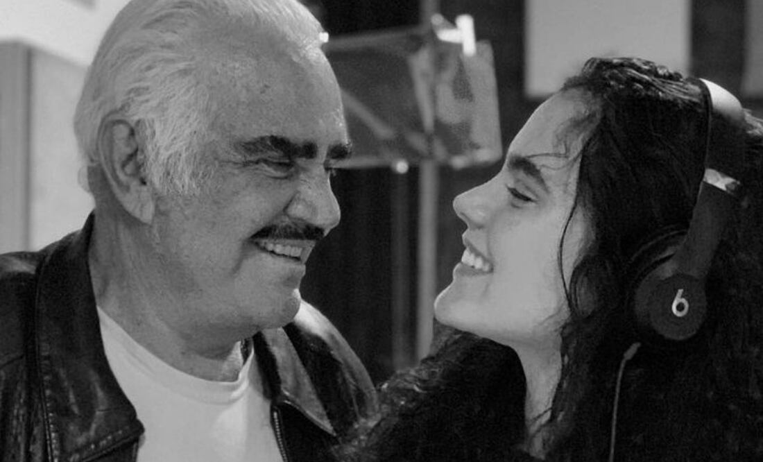 Vicente Fernández y Camila Fernández. Foto: Instagram @camifdzoficial