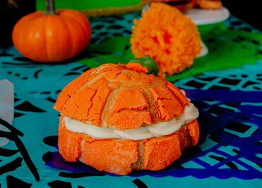 Llegaron las conchas calabaza para Día de Muertos