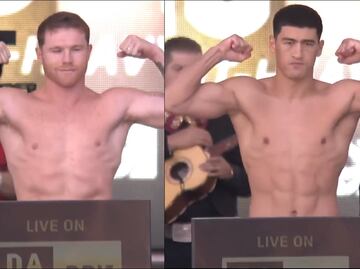 Canelo Álvarez y Dmitry Bivol superan la báscula y están listos para la pelea
