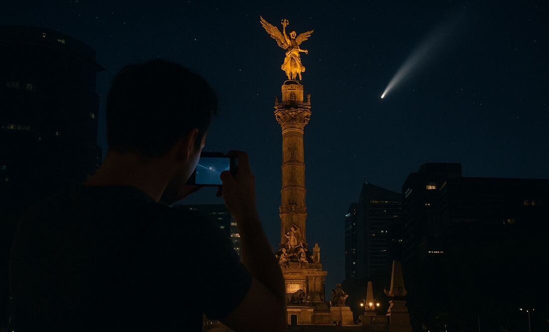 La observación del cometa C/2025 R2 SWAN ofrece una oportunidad única para los entusiastas de la astronomía y el público en general de presenciar un fenómeno celestial que ocurre una vez cada 20,000 años.
Foto: Imagen creada con IA