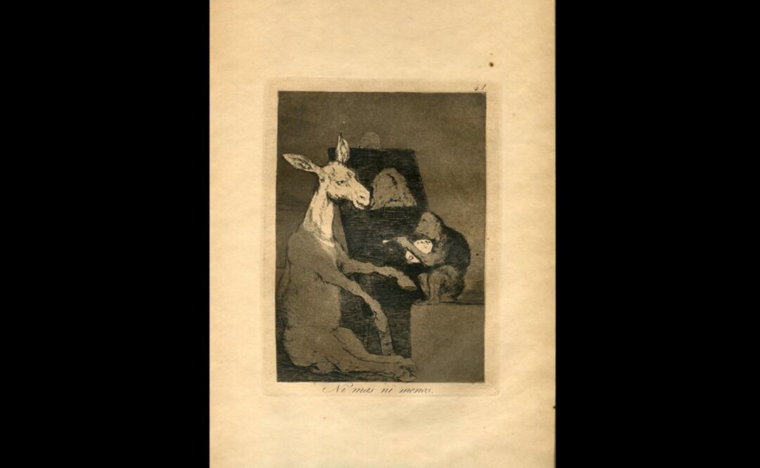 "Ni más ni menos", de Goya. Foto: ebay.es