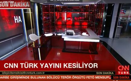 Golpistas ocupan tv turca y cortan su emisión en vivo