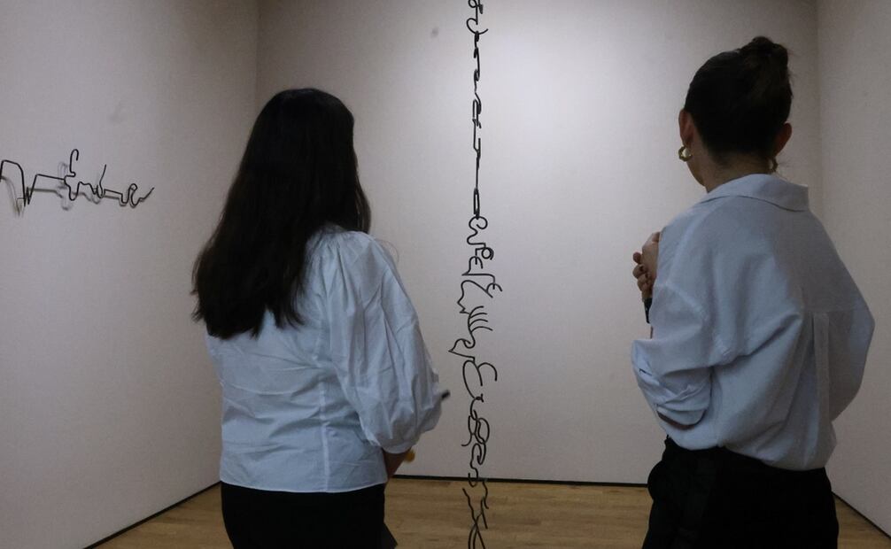 Recorrido por la exposición "The Ocean Is the axis" en la galería Mariane Ibrahim ubicada en río Pánuco número 36. Foto: Fernanda Rojas/ El Universal.