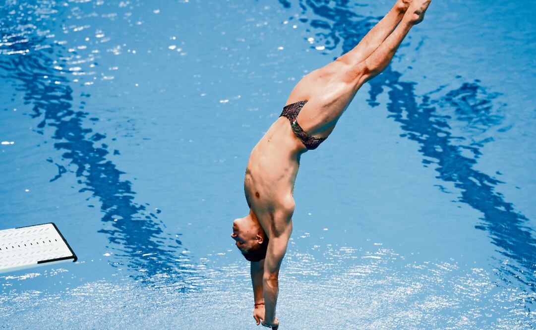 Olvera es hoy en día la máxima figura de los saltos ornamentales. Foto: How Hwee Young / EFE