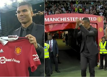 VIDEO: La espectacular presentación de Casemiro con el Manchester United