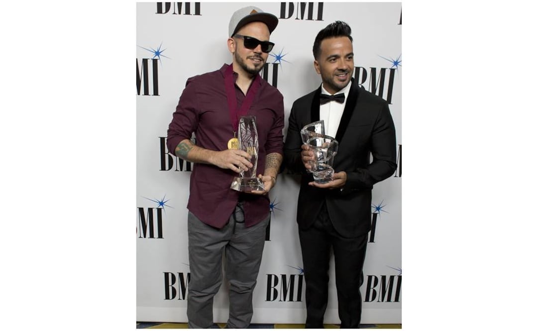 Luis Fonsi y Residente, premiados. Foto: EFE