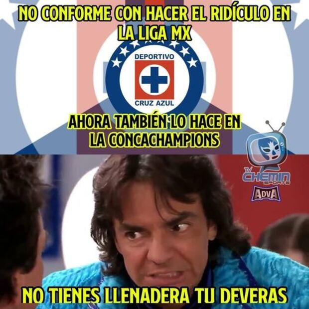 Cruz Azul y los mejores memes de su fracaso en Concachampions