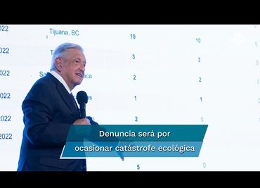 Gobierno federal presentará una denuncia internacional contra Vulcan Materials