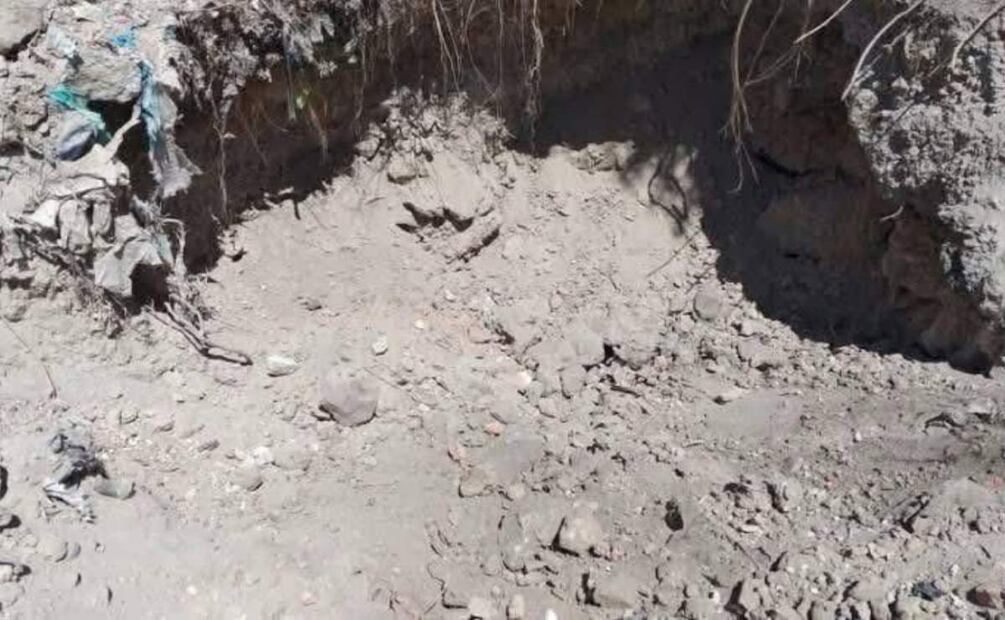 En la presunta perrera clandestina hallada en Hidalgo, se localizó una fosa para arrojar los cuerpos (19/06/2025). Foto: Especial