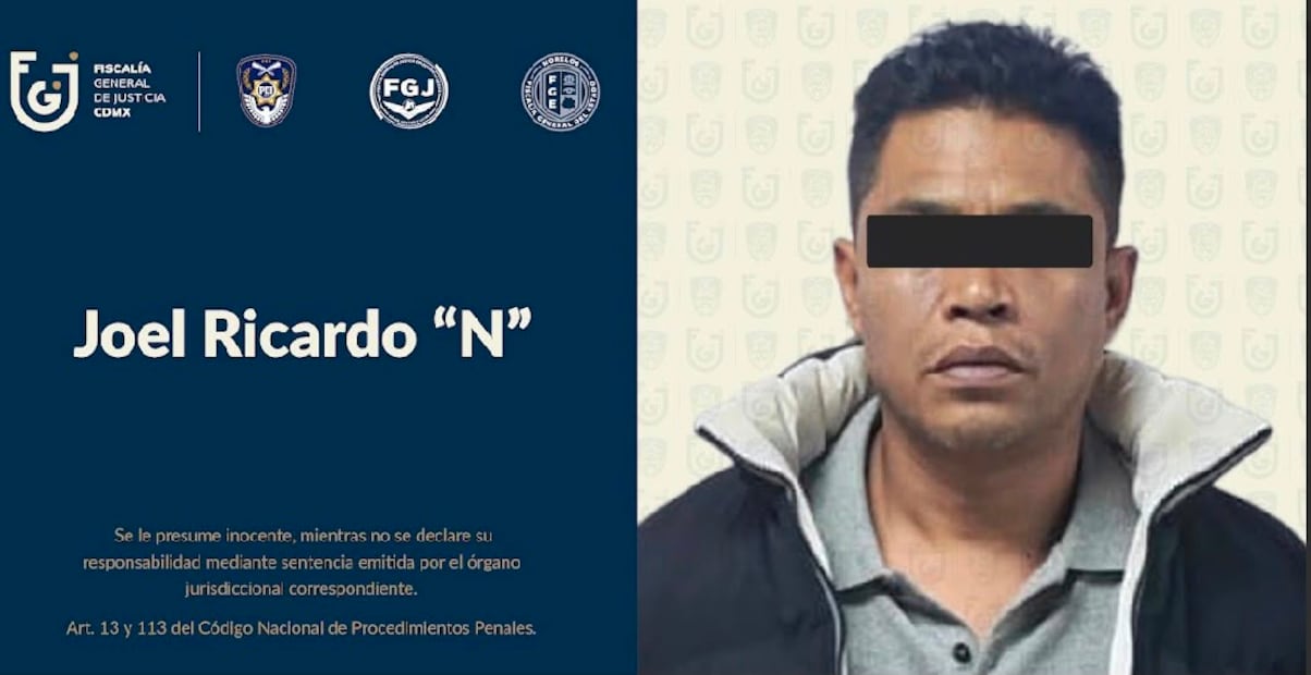 Detienen a Joel Ricardo “N” por la desaparición de Fátima. Foto: Especial