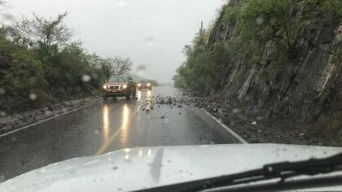 “Olivia” causa estragos en La Paz, Baja California Sur