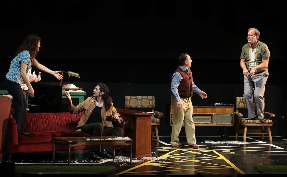 La puesta se presentó como parte del las actividades del Cervantino, en el Teatro Principal. Fotos: Berenice Fregoso/ EL UNIVERSAL