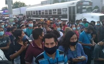 Empleados de maquiladora inician paro de labores en Reynosa; piden sanitizar